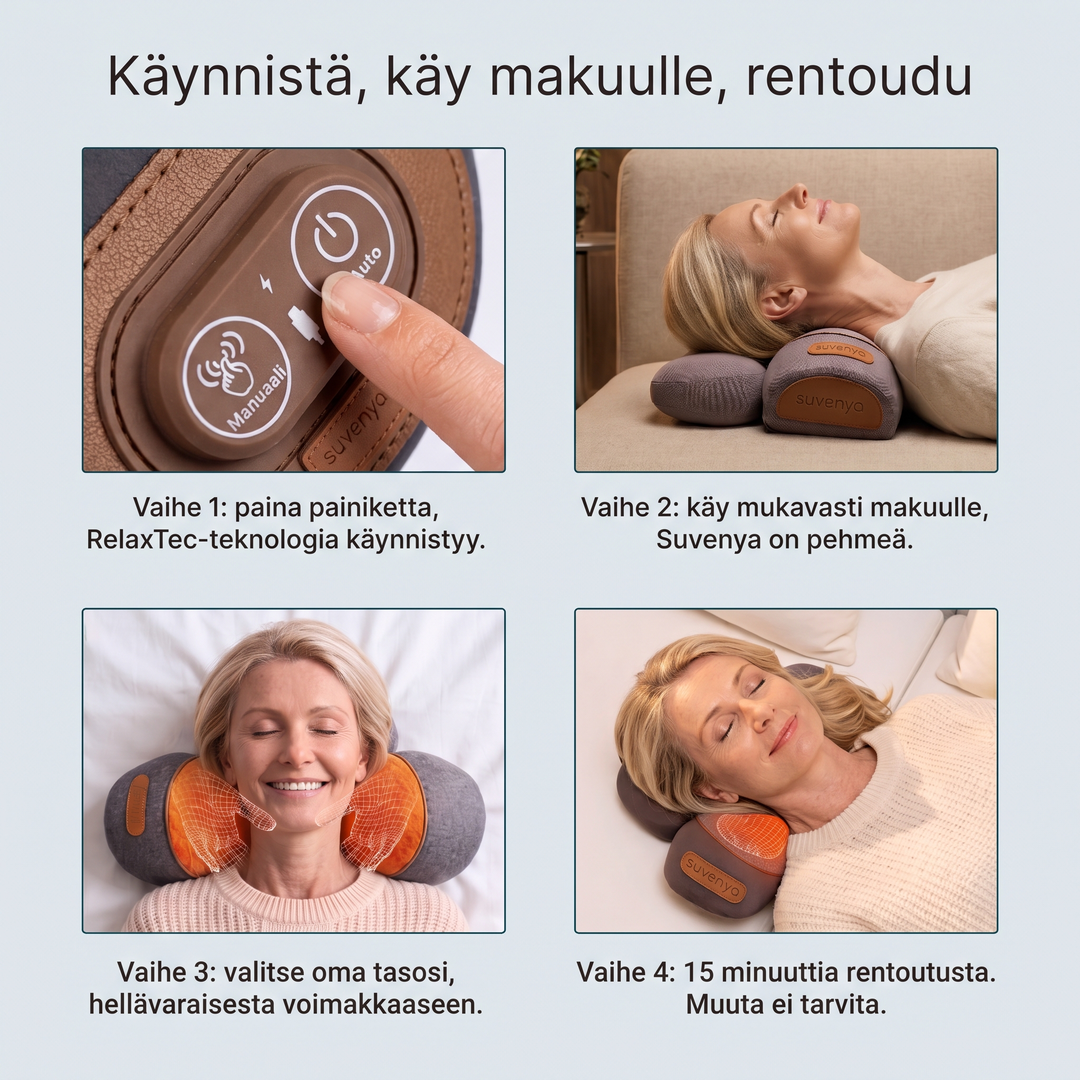 Käynnistä, käy makuulle, rentoudu